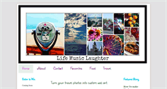 Desktop Screenshot of lifemusiclaughter.com